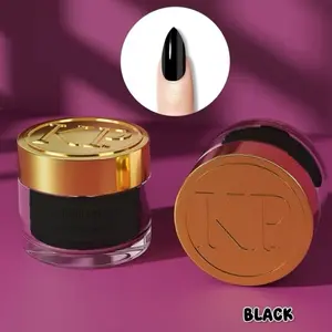 Acrilico 1oz color negro para uñas acrilicas, para 3D ideal para principiantes de Alta calidad