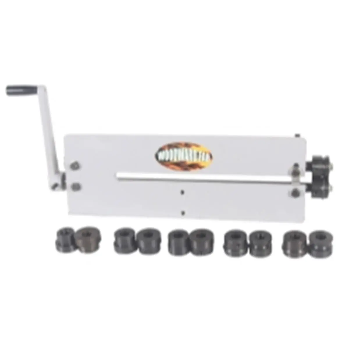 212 MAIN Woodward Fab WFBR6 Complete Bead Roller Kit, 1/2" Steel Construction, 18" Throat Depth, Includes 6 Sets of 1/4" Bead Roll & 1/16" Step Dies, Includes 6 Sets Of Dies, 18" Gauge Capacity, 18 In.