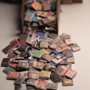 Miniature Book Set 5/15/30pcs, Anti-Anxiety Decorative Books, Stress Relief Desk Accessories, Ideal Gift for Family or Office Display, Sculpture Desk Decor, Collectible Room Decor, Office Home Decor