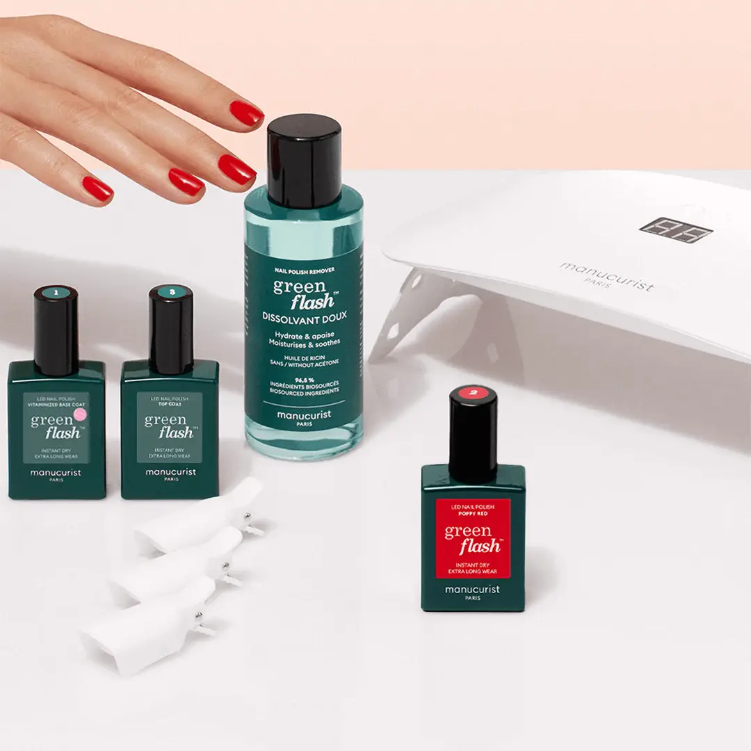 Manucurist LED Gel Kit - At Home Gel Manicure - Long Lasting Shine and Easy Removal
