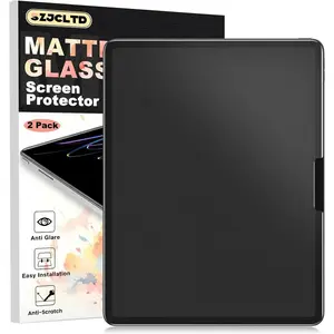 2 PACK Matte Glass Screen Protector for iPad Pro 13 inch 2024 (NOT Privacy), Anti-Glare/Anti-Fingerprint/9H Tempered Glass/Easy Installation/Support Face ID&Apple Pencil