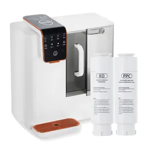 600 GPD Tankless Reverse Osmosis Water Filter System, Under-Sink & Countertop Use, 5-Stage High-Efficiency Filtration, High Pure Water Ratio, NSF 58 Certified, Smart Faucet Reminder