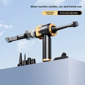 2-in-1 Cordless Car Vacuum, Brushless Handheld Vacuum Cleaner with 3 Suction Modes, LED Display, Portable Car Vacuum Cleaner for Car Home Office Pet Hair