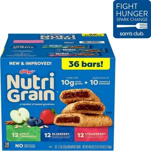 Nutri-Grain Bars Variety Pack, 1.3 oz., 36 pk.