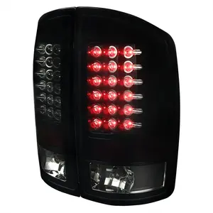 2002-2006 Dodge RAM LED Tail Lights (Glossy Black Housing/Smoked Lens)