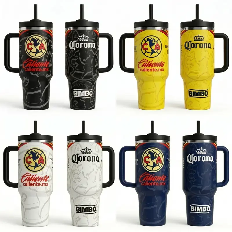 Team America Soccer Tumbler 40oz 20oz Handle, Cup Soccer Club Mug Fan Drinkware Gift, Gift for fan, Insulated Stainless Steel Cup Gift Bundle, 40oz Insulated Tumbler with Handle, Heavy Duty Stainless Steel Cup with Straw
