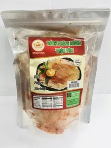 Rice Paper Shrimp Snack (Golden Koi's) - Banh Trang Tron Tom Vietnam - 200g/7 oz Vietnamese Food Snacks