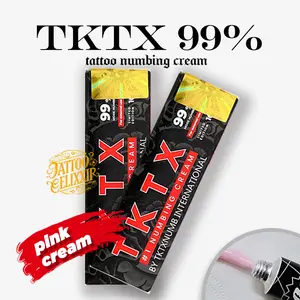 TKTX black 99% Tattoo Numbing Cream – Long Lasting Up to 6 Hours, Maximum Strength Numb Cream for Tattoo, Piercing, Waxing & PMU