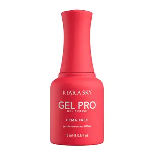Kiara Sky Gel Pro - Glow-rious HEMA-Free + TPO Free Nail Gel Polish | Intense Pigmentation, Long-Lasting Wear | Finish: Cream 15ml