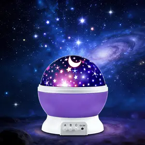 Star Projector Nightlight - 8 Color Modes, 360° Rotatable Galaxy Lamp, USB Plug-In Gentle Light for Kids & Adults, for Nursery & Bedroom Use