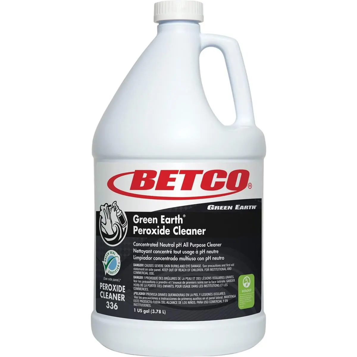 212 MAIN BET3360400 1 gal Green Earth Peroxide Multi-Purpose Cleaner - Scented Concentrated Household Cleaner, Neutral pH, Universal Home Use Supplies, Mold & Stain Removal, Bathroom Bathtub Safe, Concentrated Cleaner