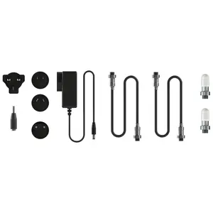 Cockpit Simulator Daisy Chain Power Cable Kit for Modular Flight Simulator Panels – 24V Adapter, Multi-Region Plugs, Required Accessory for 737 & 320N Series Multi-Panel Sets