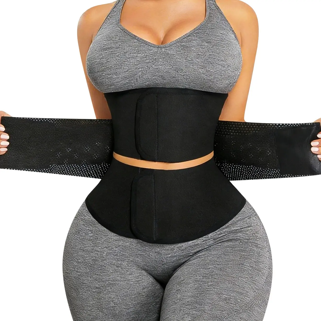 Women's Sport Waist Belt, Belly Control Trainer, Waist Trainer Trimmer, Yoga Running Band, Abdominal Support Tool, Gift for Friends, Fitness Accessory, Workout, Sport Workout Cincher, Exercise Waistband, Waist Training Belt
