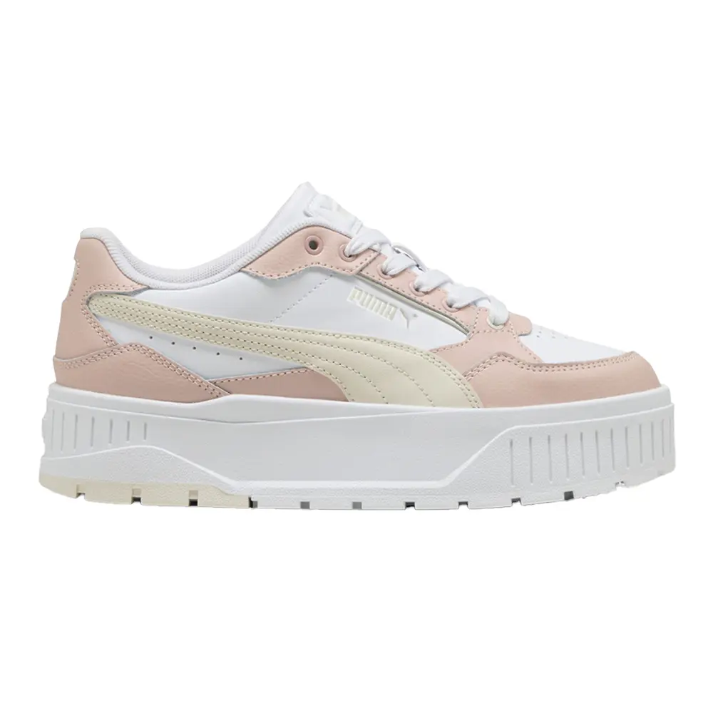 PUMA Womens Karmen Ii Idol Lace Up Sneakers Shoes Casual - Pink, White