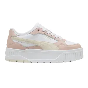 PUMA Womens Karmen Ii Idol Lace Up Sneakers Shoes Casual - Pink, White
