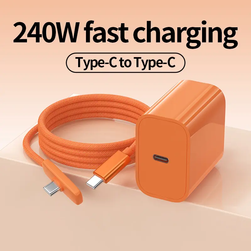 240W fast charging, compatible with Apple iPhone charger, portable phone charger, usb c 90° right-angle charging cable, supports fast charging for iPhone 17/16/15 Pro Max series, suitable for gaming, new Apple iPhone charger