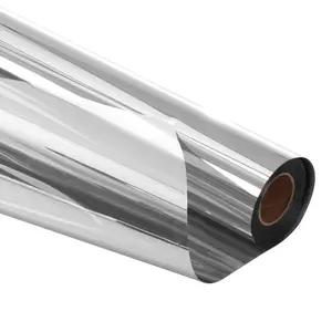 VEVOR Window Privacy Film, One Way Window Tint, Daytime Mirror Reflective Heat Control Glass, Static Cling Sun Blocking See out Not in Window Film for Home and Office, Black - Silver, 35.4 inx 13.1 ftVEVOR Super Brand Day