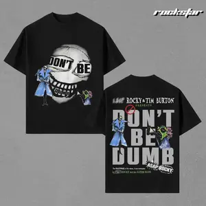 Rocky - Don't Be Dumb Merch For Asap Mob Fans High-quality Cotton T-Shirt, Rakim Mayers Fan Shirt Hip-Hop Shirt, Don't Be Dumb Tour Merch, Gift For Flacko Rap Fan Graphic Tee