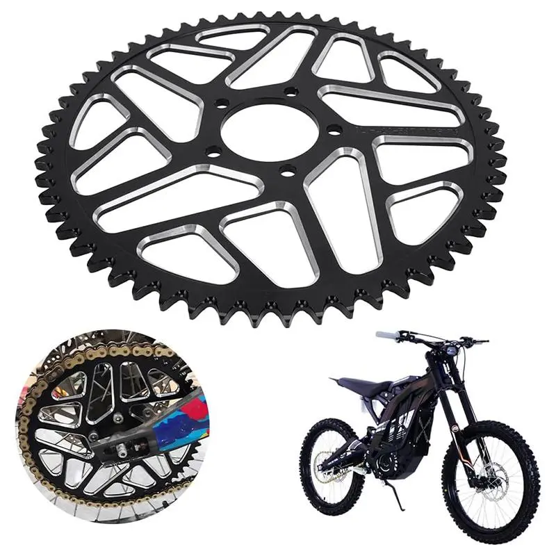 Sur Ron 58T Sprocket Sur Rear Sprocket 58 Tooth Aluminum Alloy For Surron Light Bee S X Segway X160 X260 Electric Dirt Bike