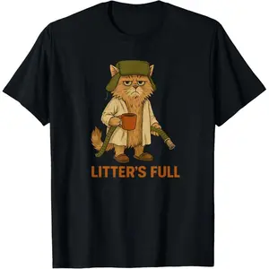 Litter’s Full Cat Parody Tee T-Shirt