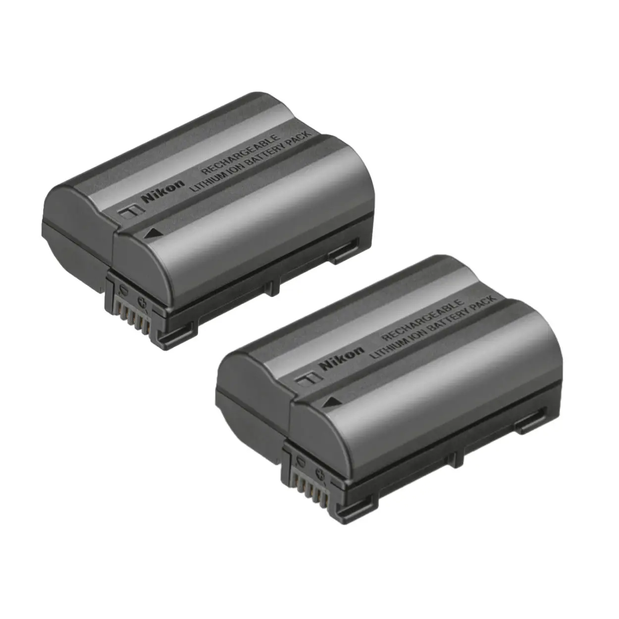 Nikon 27213 EN-EL15c Rechargeable Lithium-Ion Handheld Camera Battery (2-Pack Double Pack), Charging Camera Accessories Bundle