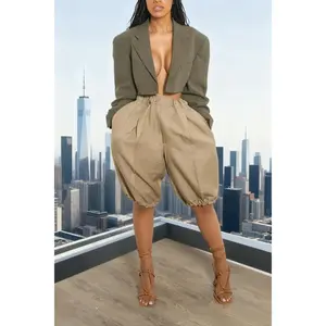 Fashion Women's Clothing New Fashion Loose Casual Bloomers Leg Shorts