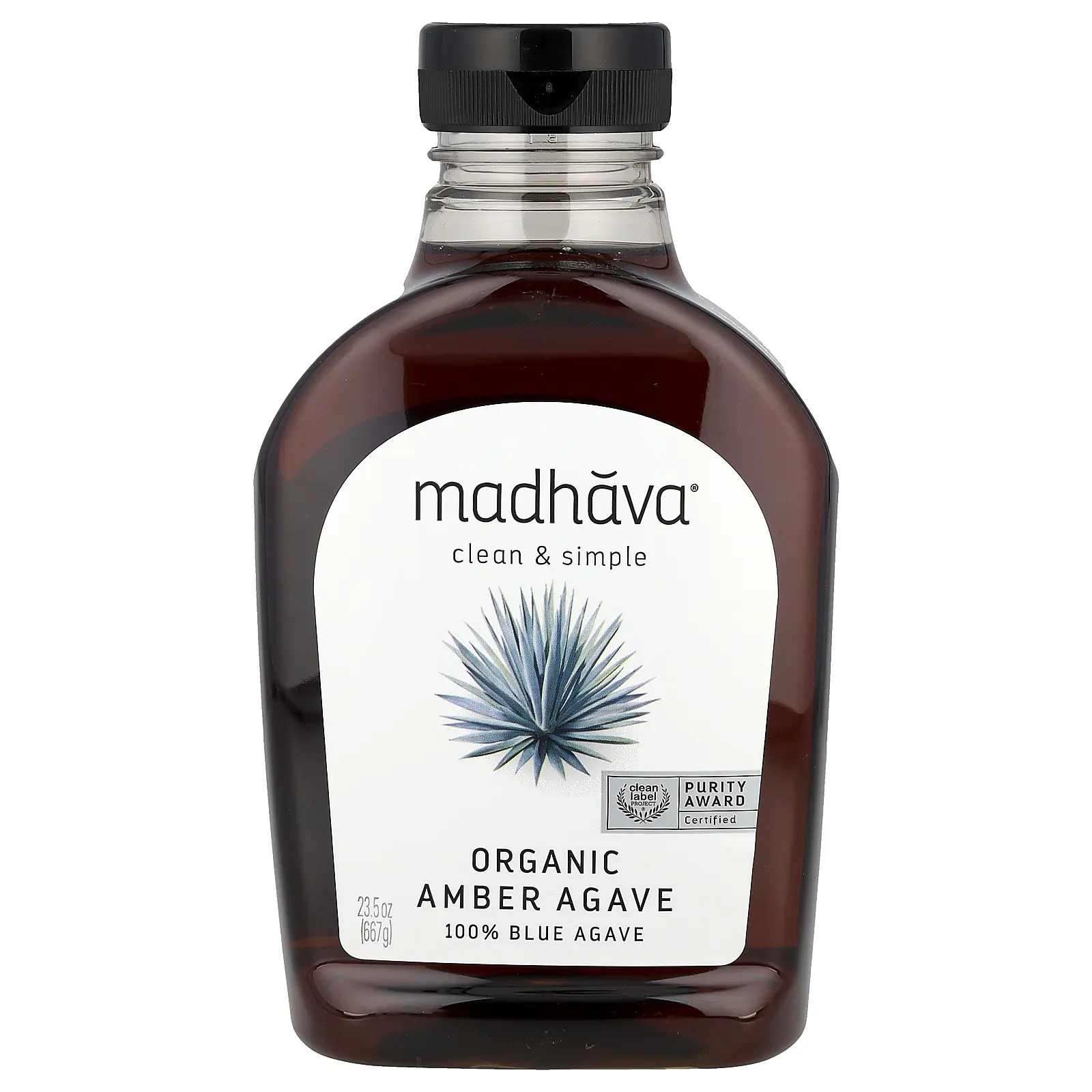 Madhava Organic Amber Agave, 23.5 oz (667 g)