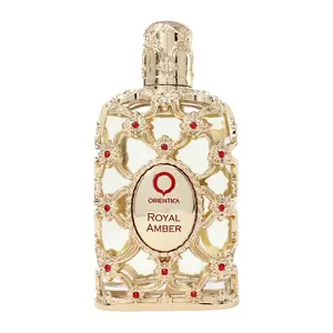 Orientica Royal Amber EDP Spray 1.0 oz - Unisex Perfume with Luxurious Gold Design & Captivating Royal Amber Aroma for Everyday Use