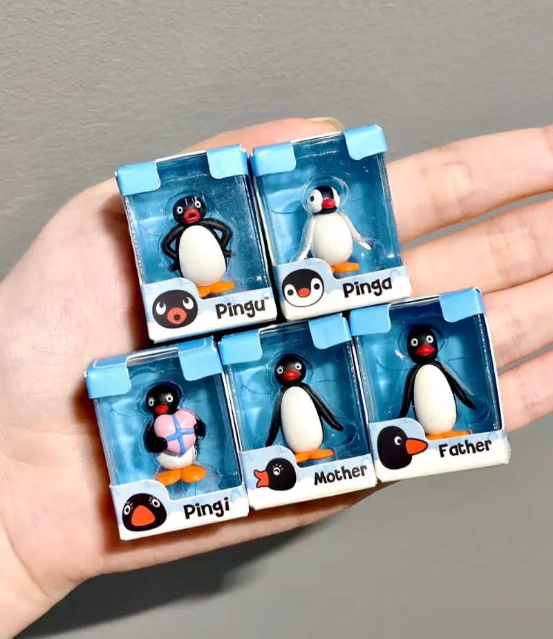Pingu Funny Moment Series Rice Grain Dolls Blind Box Pingu Funny Moment Series Rice Grain Dolls Blind Box