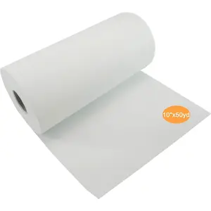 Tear Away Machine Embroidery Stabilizer Backing 10" x 50 Yd roll - Medium Weight 1.8 oz - Cut into Variable Sizes - for Machine Embroidery and Hand Sewing