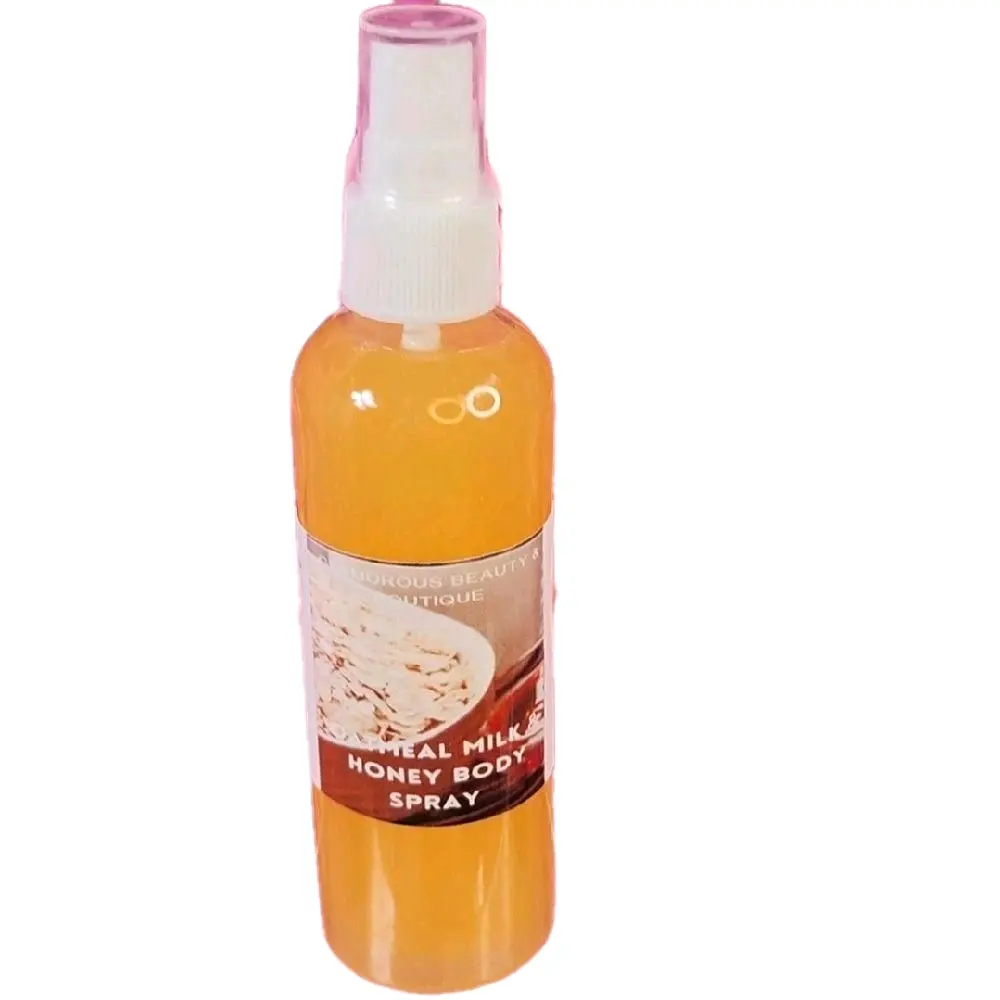 Oatmeal Milk & Honey Moisturizing Body & Hair Spray - Handmade Alcohol-Free Gentle Moisturizer, Hydrating Scent & Aroma for Dry Skin, Vanilla Beans, Daily, Mist Spray, Sensitive, Botanical Blend, Hydrate, Moisture, Scented, Skin & Hair, Plant Based, 150G,