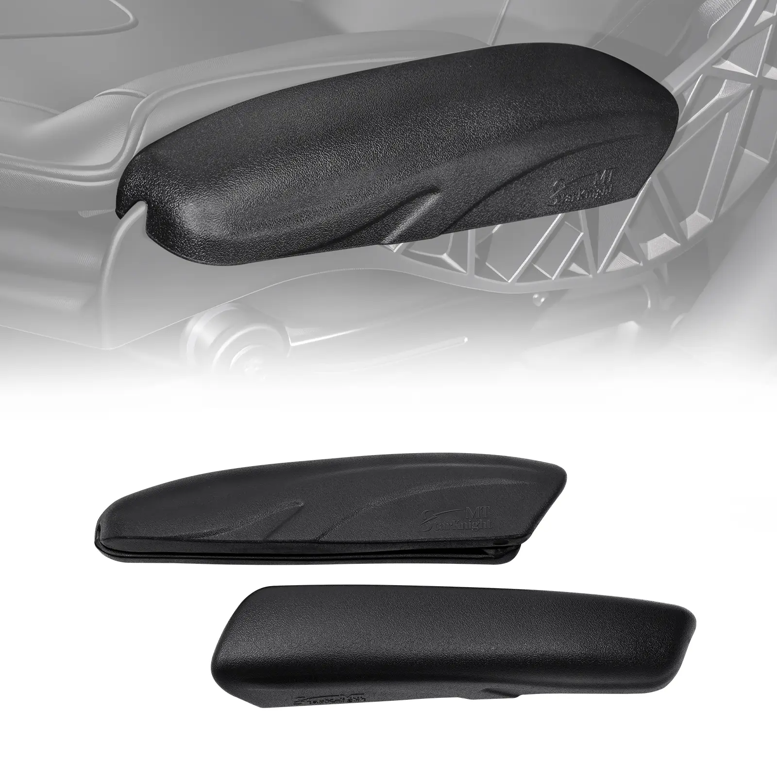 StarknightMT Motorcycle Seat Side Pads - Motorcycle Accessories, Dirt Bike Accessories, Waterproof Soft Barrier, Vehicle-Specific Fit for Can-Am Maverick X3, X3 Max, R Models