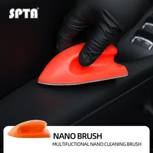 SPTA Nano Hand Sanding Block Nano Cleaning Brush Foam Hand Applicator Pad Sanding Disc Holder PU Foam Stains Removing