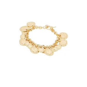 8 Other Reasons Coined Charm Bracelet in Gold