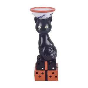 Temp-tations 12" Illuminated Resin Fall Character Candle Holder