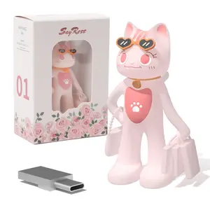 SayRose Cute Vicky Doll 128/256GB  usb 3.2 Flash Drive 150MB/s, Type-C Thumb Drive for iPhone 17/16/15Pro/Max, iPad Pro, Samsung Galaxy S24/S23, MacBook, PC, Android Phone - Portable Memory Stick for Photos Video Backup