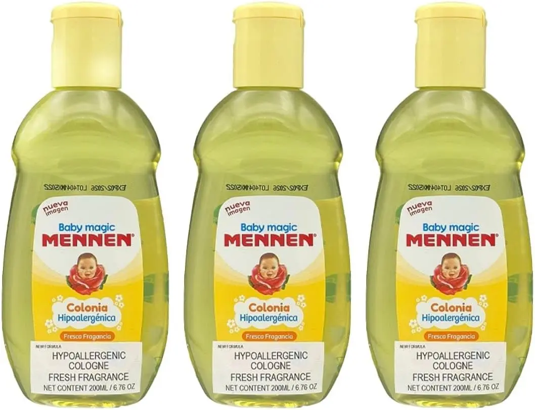 3 Pack BabyMagic Mennen Cologne - Colonia Mennen Unisex (Pack of 3 Sealed)