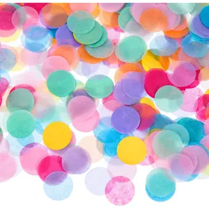 10000Pcs Colorful Paper Table Wedding Confetti Dots for Christmas, Wedding,Birthday Party,Baby Shower,Valentine's Day and Balloon Decorations,1 Inch,, Textiles & Soft Furnishings