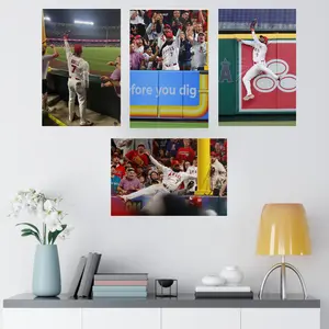 (UNFRAME POSTER) Jo Adell Baseball Poster, Baseball Moment Wall Decor Gift For Sport Fans