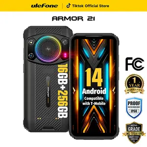 Ulefone Armor 21 Phone & Case Android 14  Unlocked Rugged Phone 16G+256GB Waterproof  Smartphone 9600mAh 6.58" FHD+ 120Hz 64MP+24MP Night Vision Camera Dual SIM IP68 Smartphone NFC 122dB loudest Speaker IR Blaster/GPS/NFC