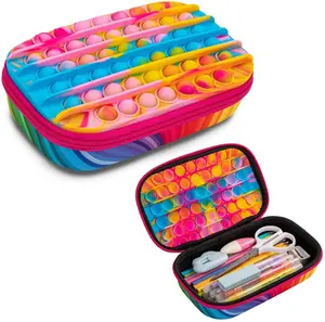 ZIPIT & POP Storage Box, Sensory Silicone Box for Kids