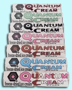 O.M.Geeks Ltd Quantum Cream Freeze-Dried "Quantum Cream Sampler" 7 Pack and 21 Pack Candy Sweet Coconut Dairy-Free, Nut-Free, Gluten-Free Snack