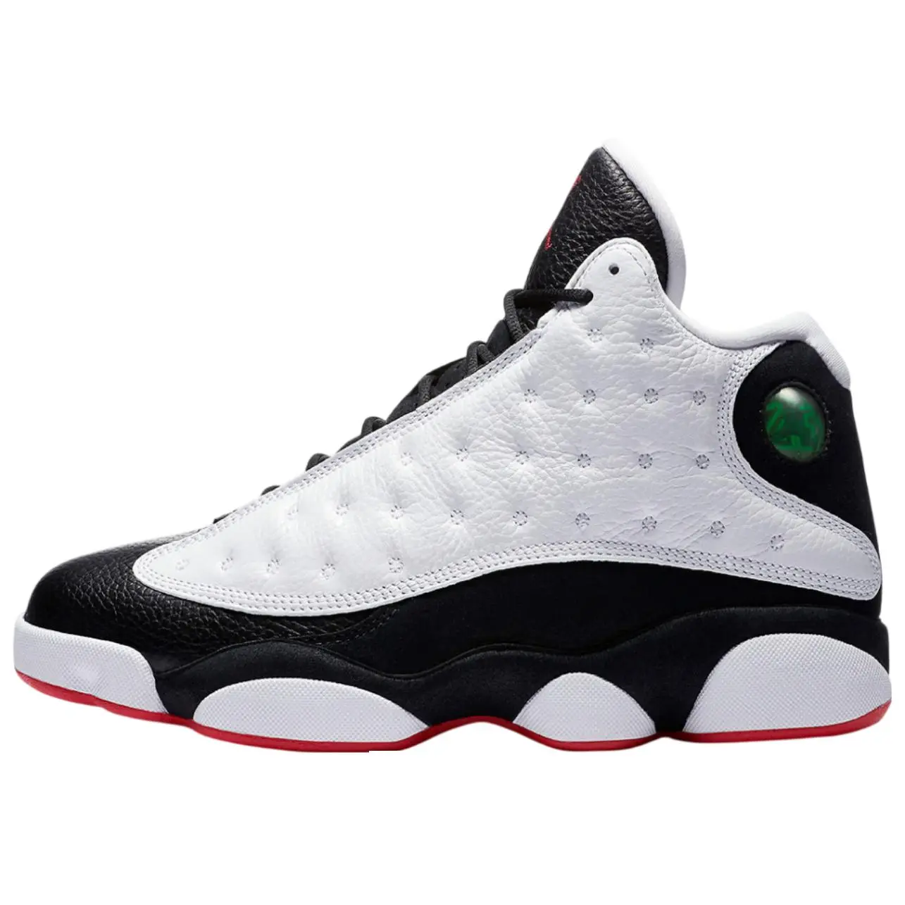 Jordan 13 Retro OG Chicago 2026 Durable Non-slip Mid Top Basketball Shoes Unisex White Black True Red 414571-102
