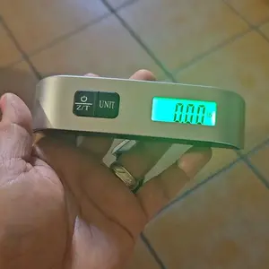 Portable Electronic Luggage Scale, 1 Count Handheld Digital Display Scale, Handheld Digital Display Scale for Home, Travel, Office, School