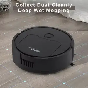 RoboFLEX Fully Automatic Sweeping Robot Suction And Sweeping Mop - Intelligent Three In One Sweeping Machine, Right-Angled Ladder for Easy Cleaning