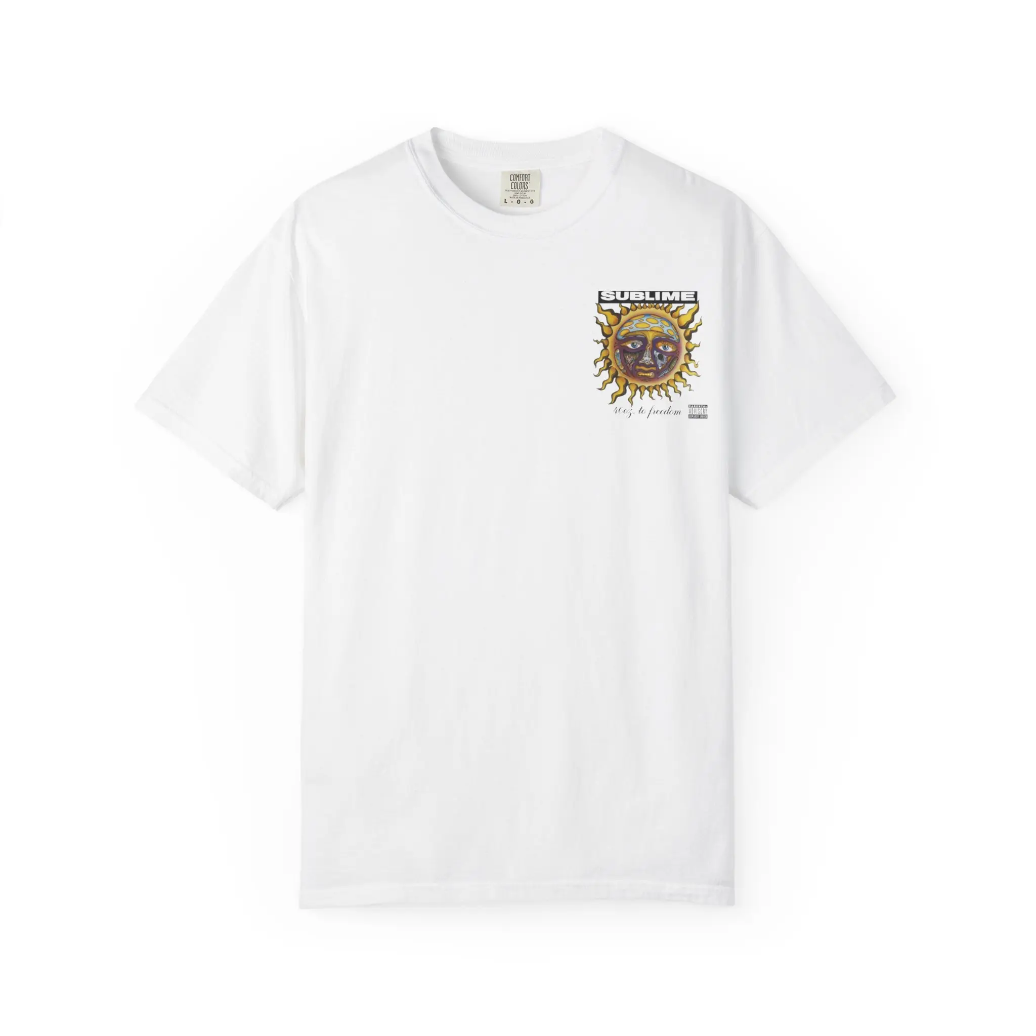 Sublime Sunface T-shirt | 40oz to Freedom Album Art
