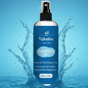 Magnesium Oil Spray for Feet, Ancient Mineral Magnesium Oil Spray, Localized Magnesium Supplement for Skin & Body, 3.38 Fl.oz