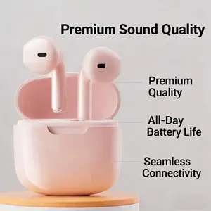 Wireless Earbuds In-Ear Design, Hi-Fi Stereo Audio Quality, No Delay Touch Sensor, Suitable for Sports, Bluetooth-compatible Wireless Charging Case
