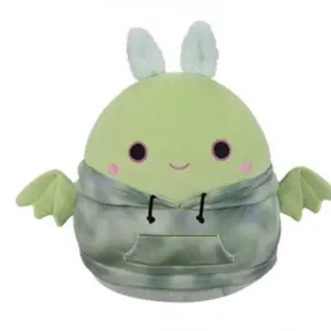 Squishmallows 2025 Hoodie Squad 8" Tove the Moth Tie-Dye Plush Stuffed Toy - Soft & Cozy Design for Everyday Wear - Tops, Womenswear, Sweatshirt, Comfort, Pullover, Long Sleeve