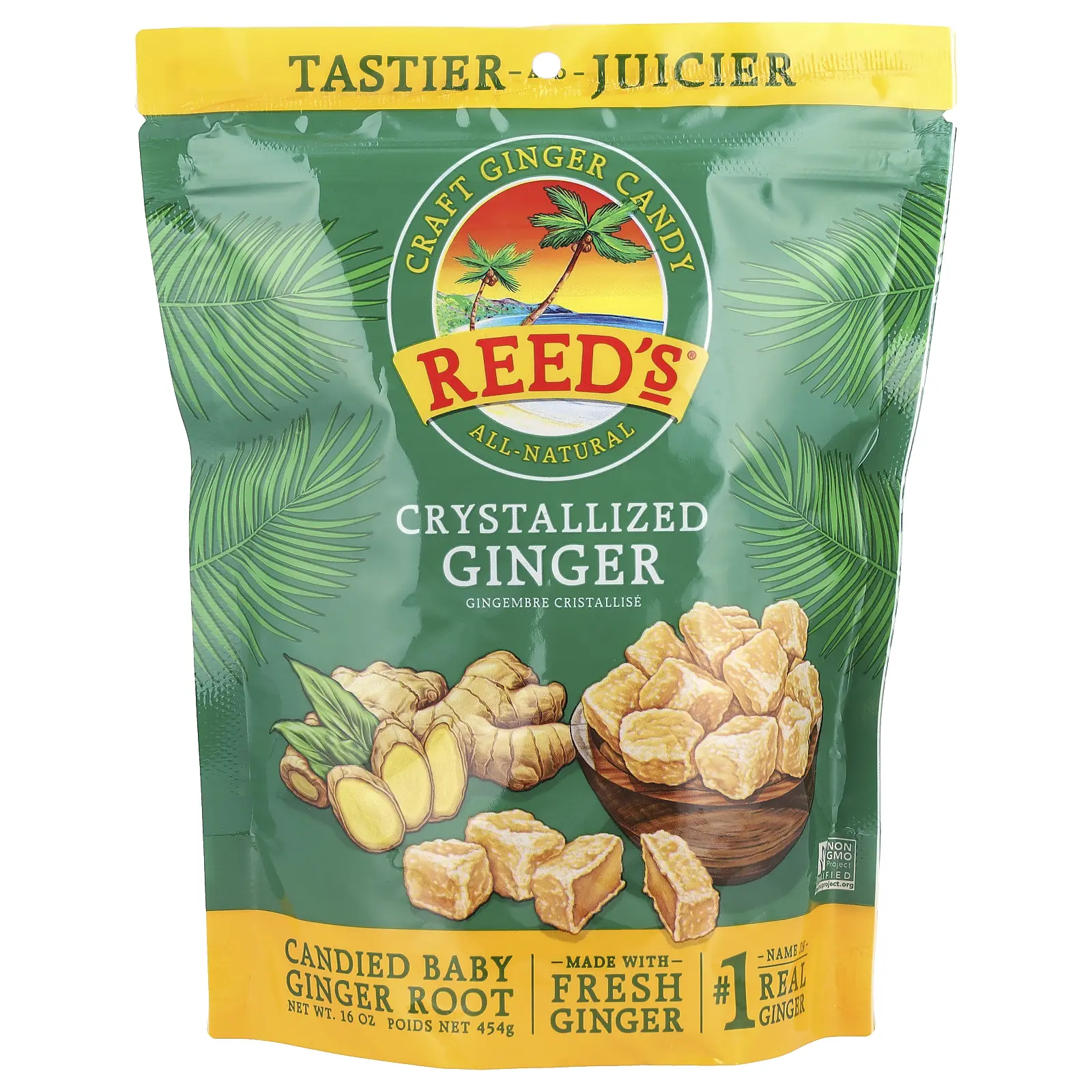 Reed's Craft Ginger Candy, Crystallized Ginger, 16 oz (454 g) Reed's Craft Ginger Candy, Crystallized Ginger, 16 oz (454 g)